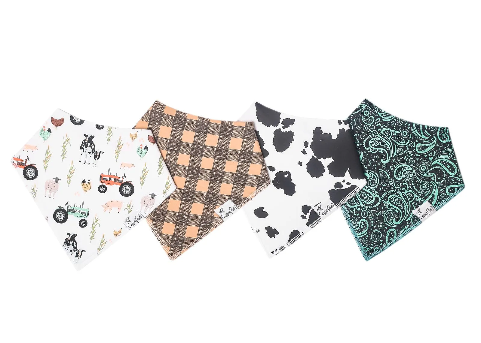 Copper Pearl Bandana Bib Set, Jo