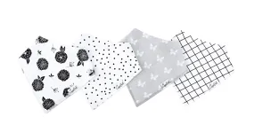 Copper Pearl Bandana Bib Set, Willow