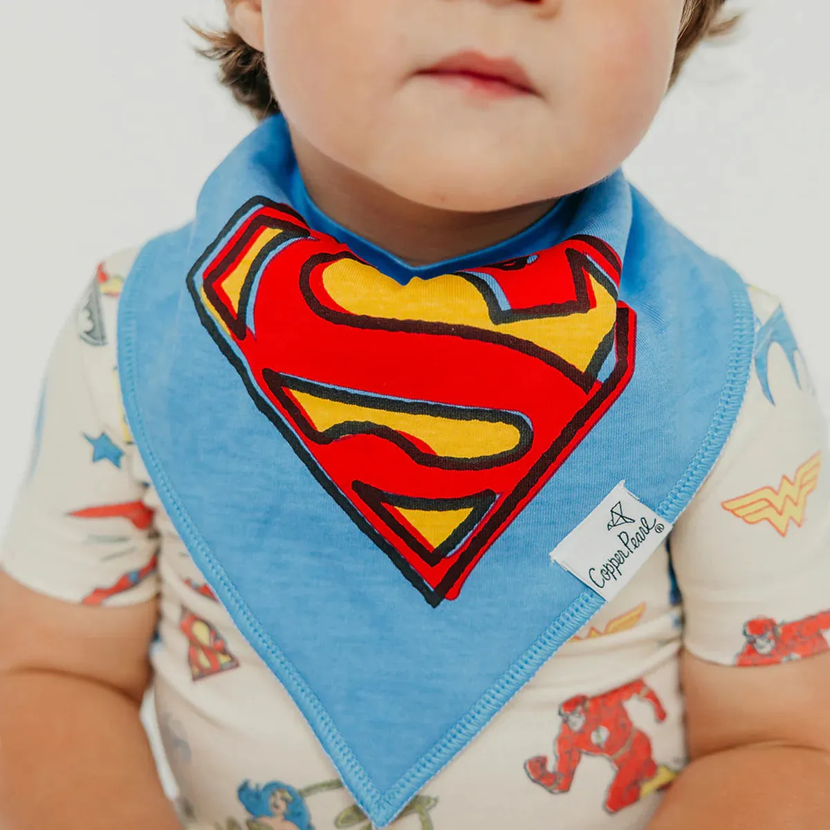 Copper Pearl Justice League Bandana Bibs