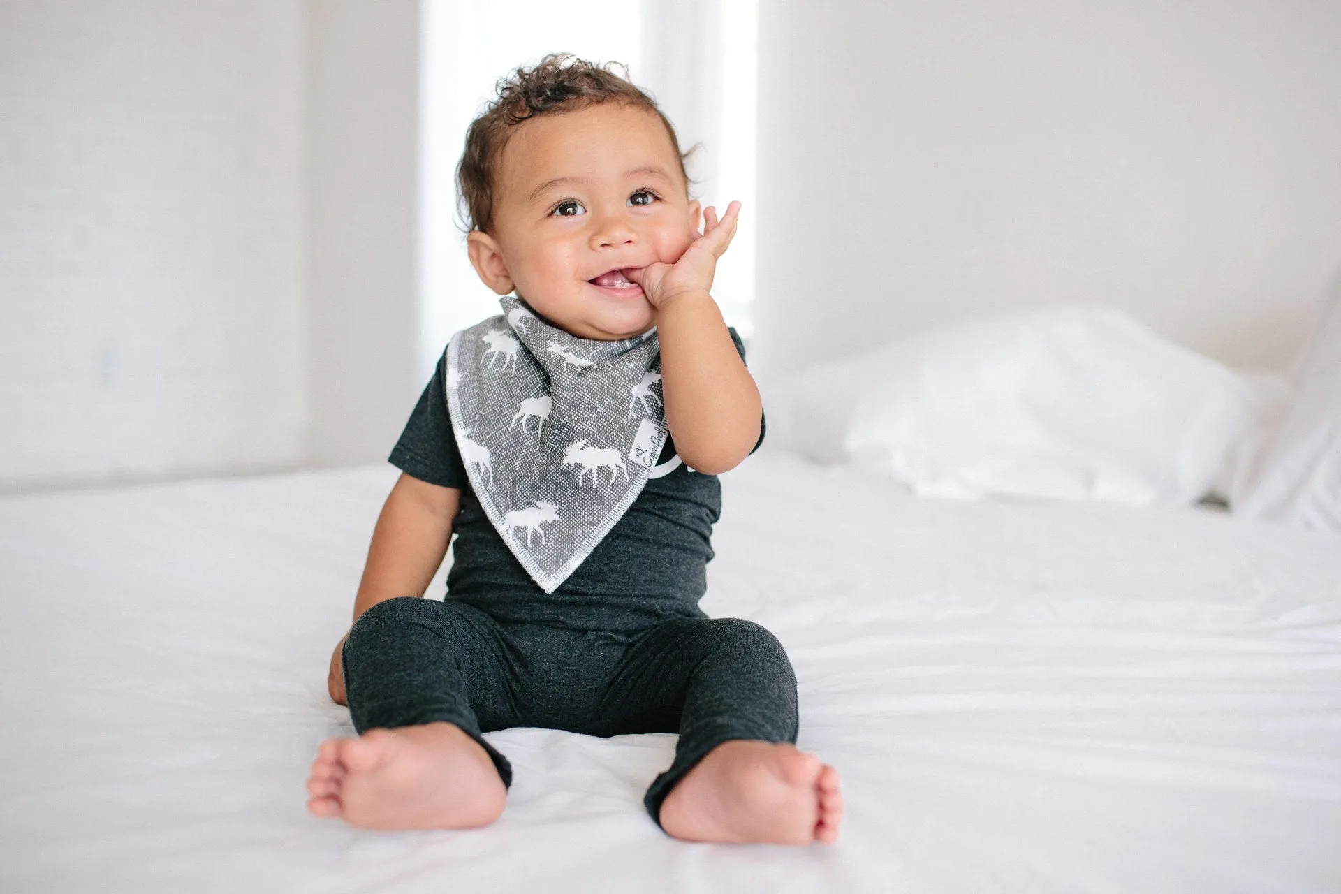 Copper Pearl Scout Bandana Bib Set