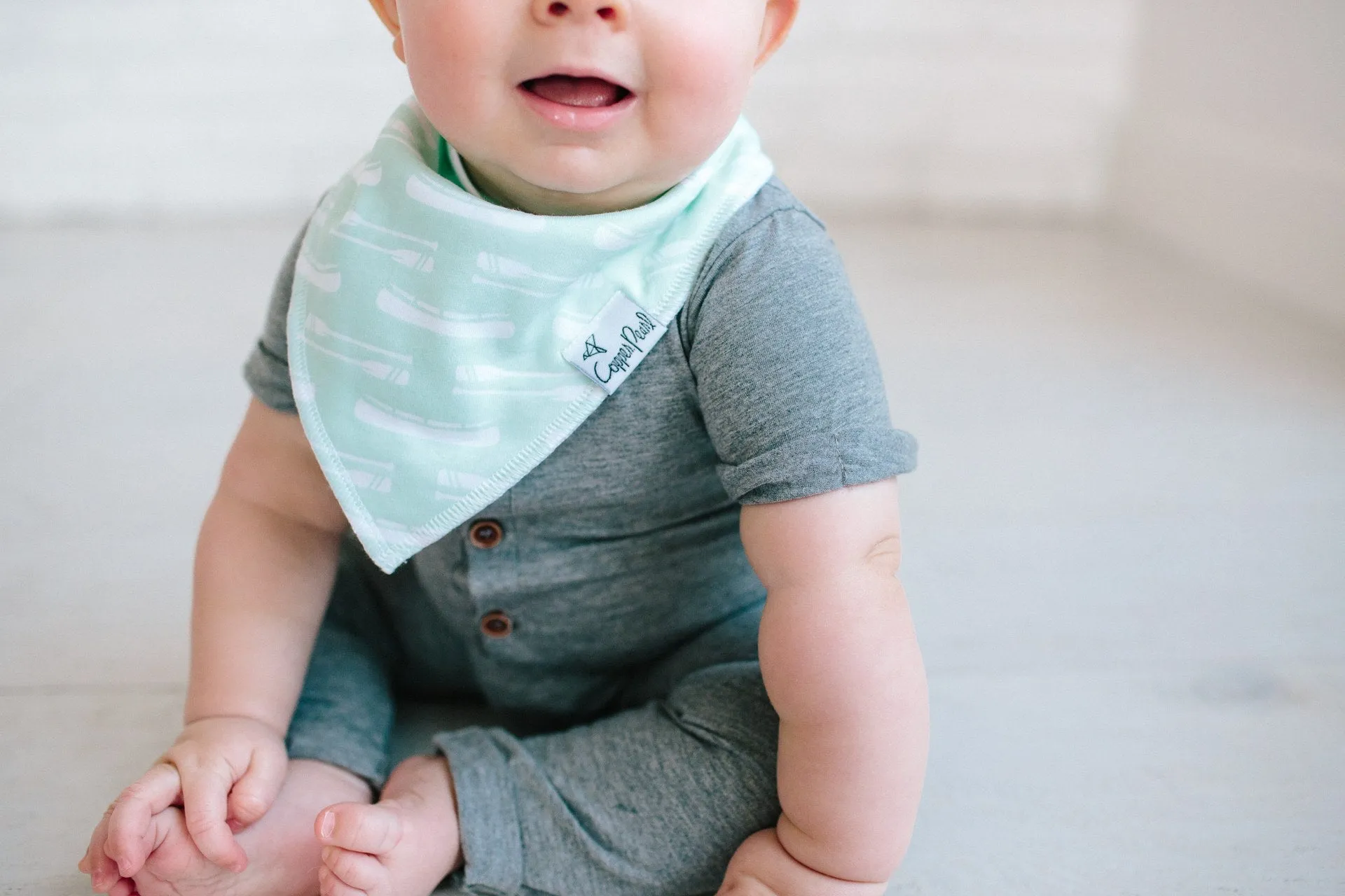 Copper Pearl Scout Bandana Bib Set