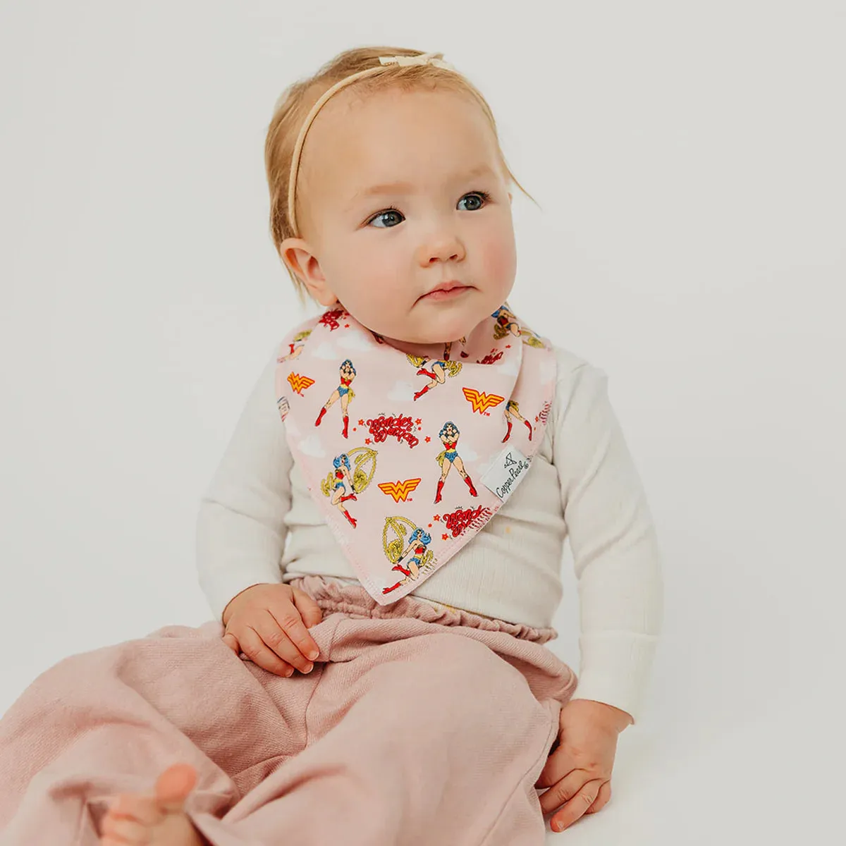 Copper Pearl Wonder Woman Bandana Bibs