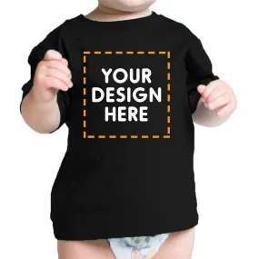 Custom Personalized Baby Black Shirt