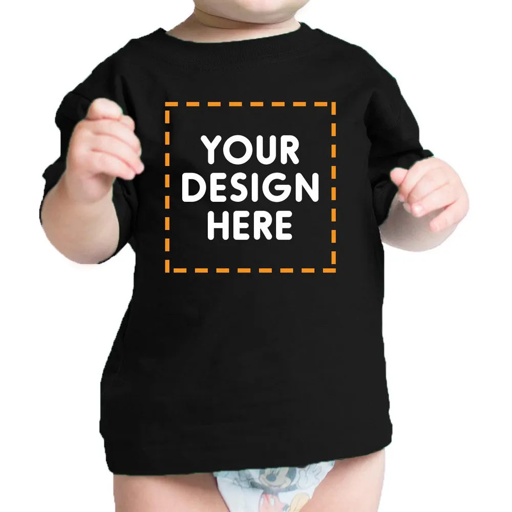 Custom Personalized Baby Black Shirt