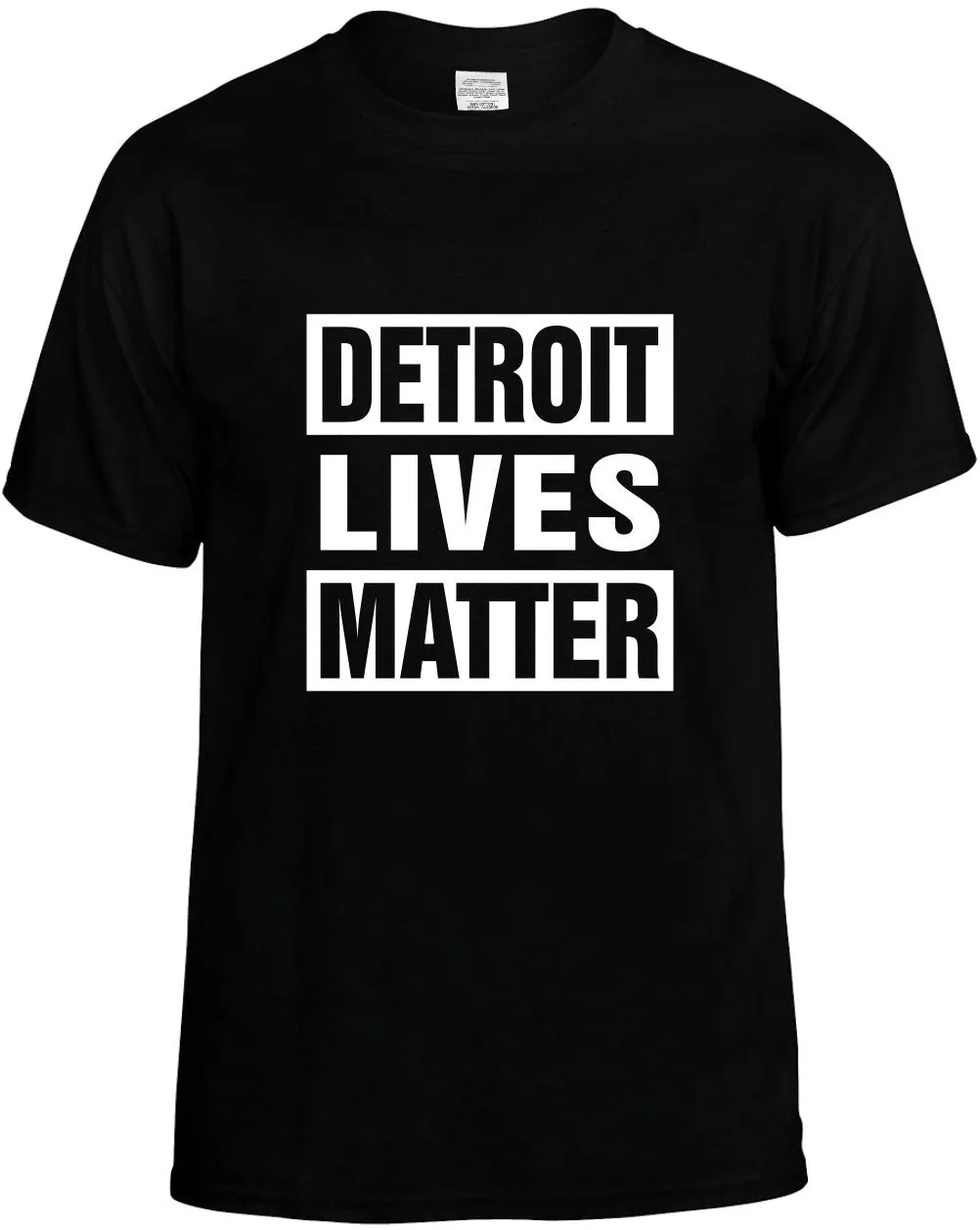 Detroit Lives Matter Unisex T-Shirt Novelty Graphic Tee Shirt