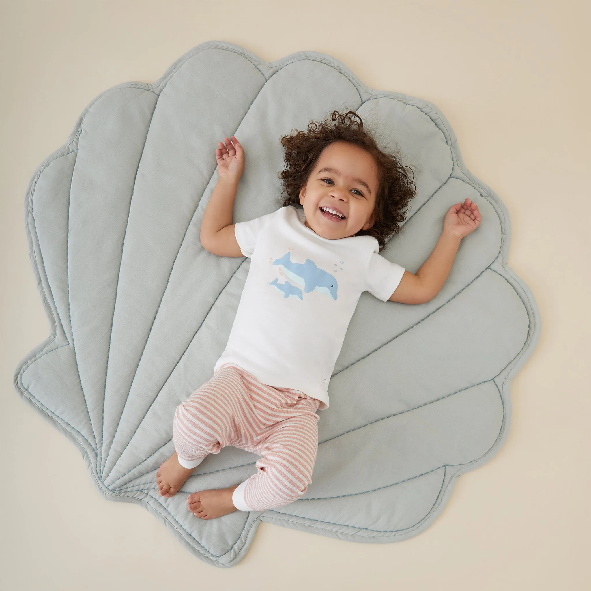 Dolphin & Stripe Pajama Set
