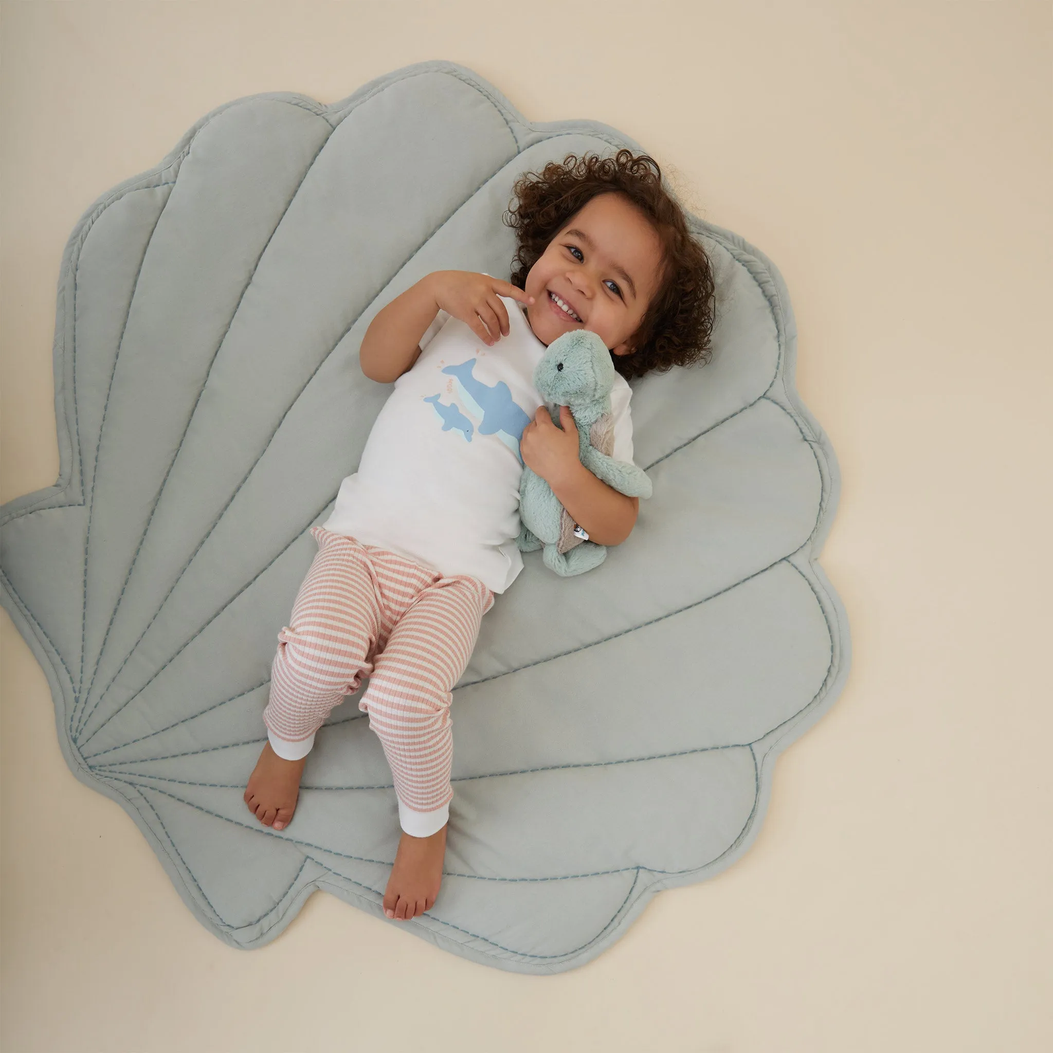 Dolphin & Stripe Pajama Set