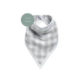 Eddy & Moss - Bandana Bib - Gingham Fog