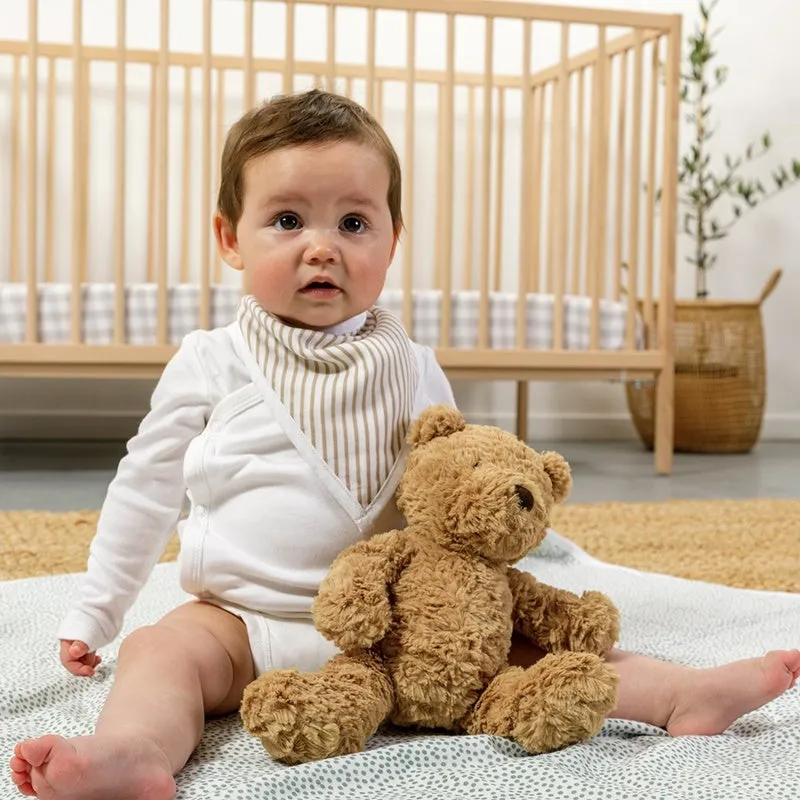 Eddy & Moss - Bandana Bib - Stripe Nutmeg