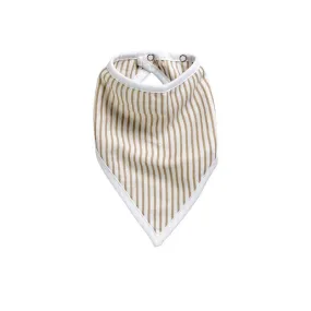 Eddy & Moss - Bandana Bib - Stripe Nutmeg