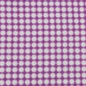 Fabric Editions Purple Floral Dots Cotton Prints
