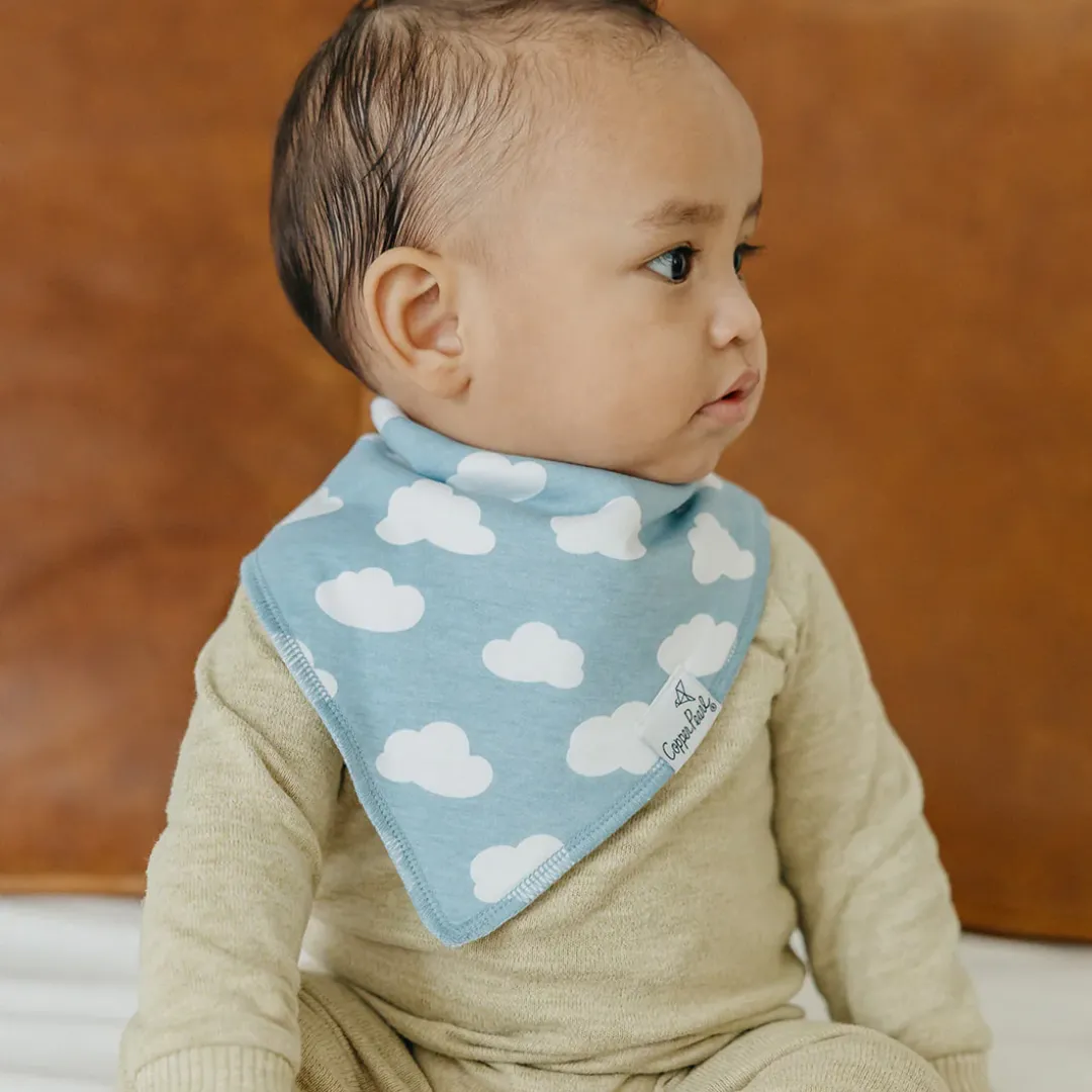 Farmstead Bandana Bibs - Copper Pearl
