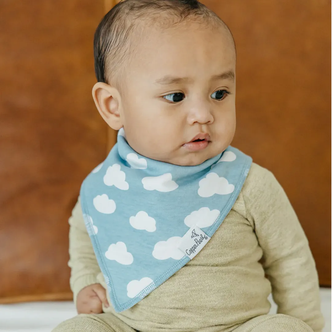 Farmstead Bandana Bibs - Copper Pearl