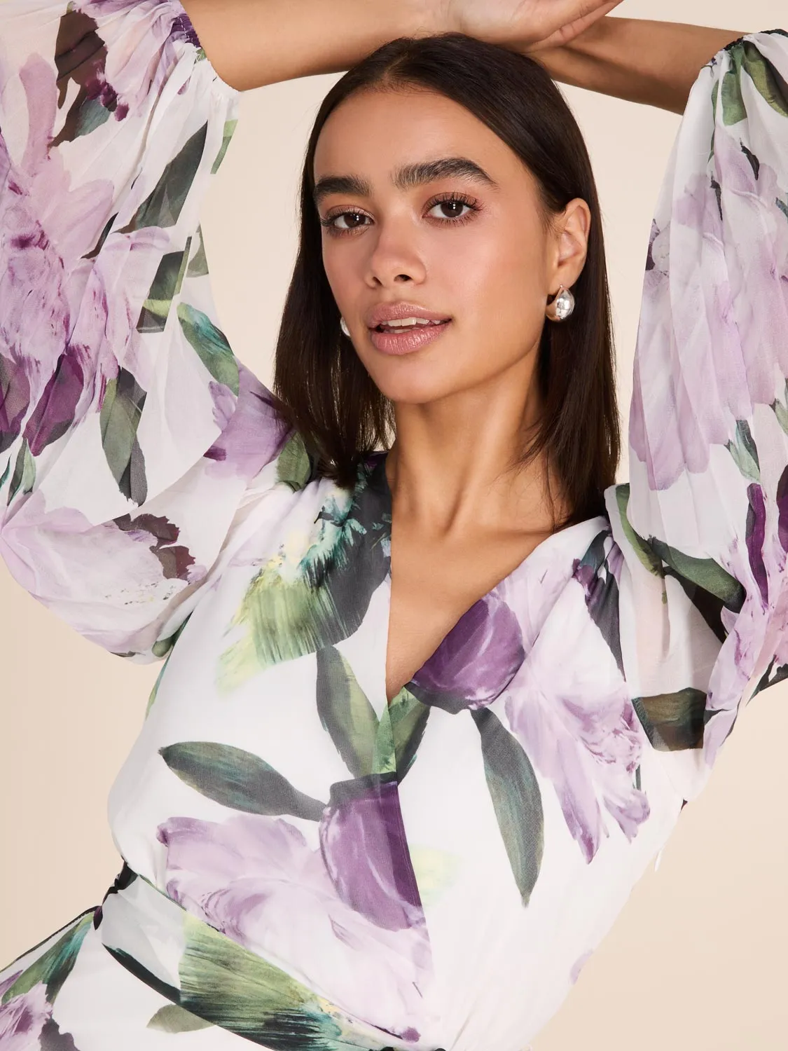 Fit & Flare Floral Mini Dress