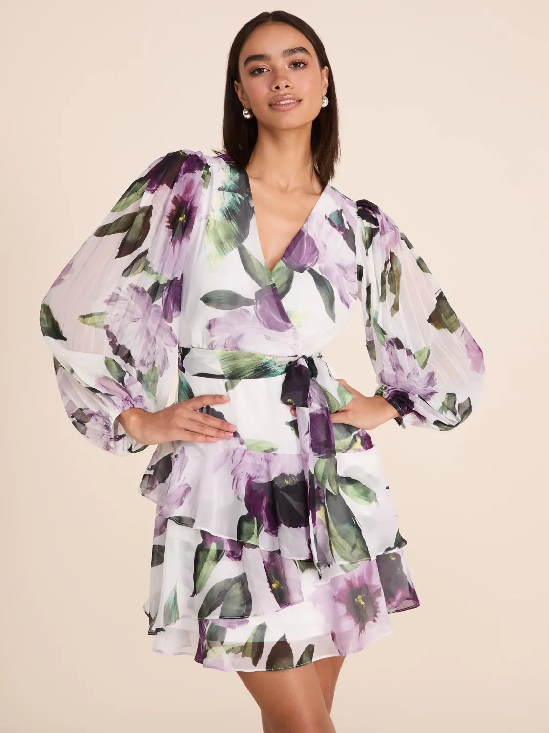 Fit & Flare Floral Mini Dress