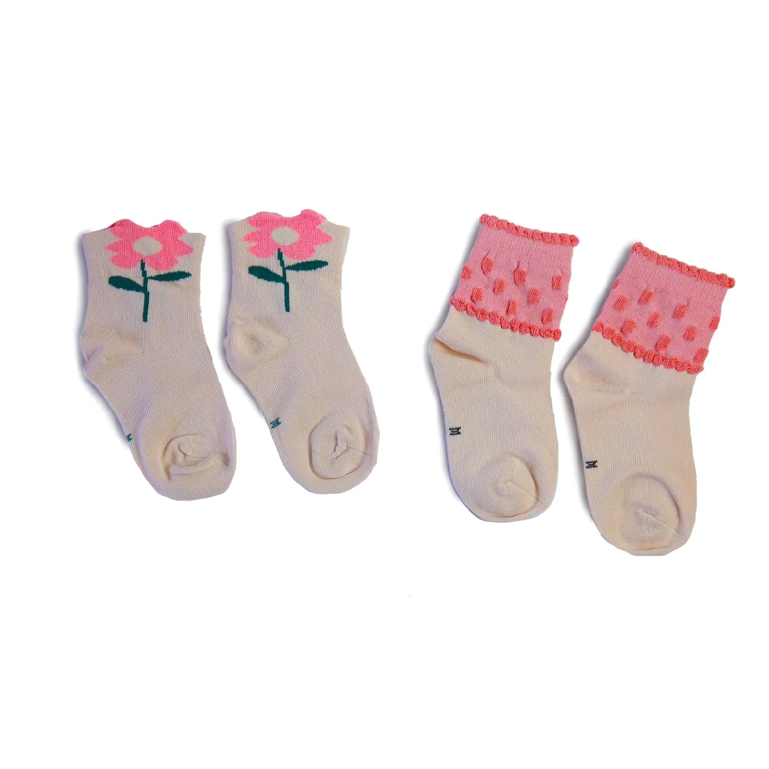 Floral Pastel Shades 5 Pk Socks