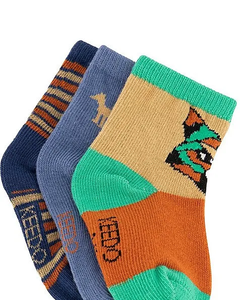 Fox 3 Pack Socks