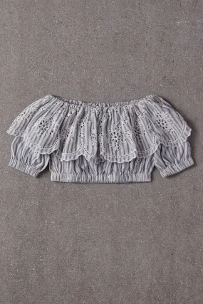 Girls Shirt Nellystella Tilly - Cotton Stripe Blue