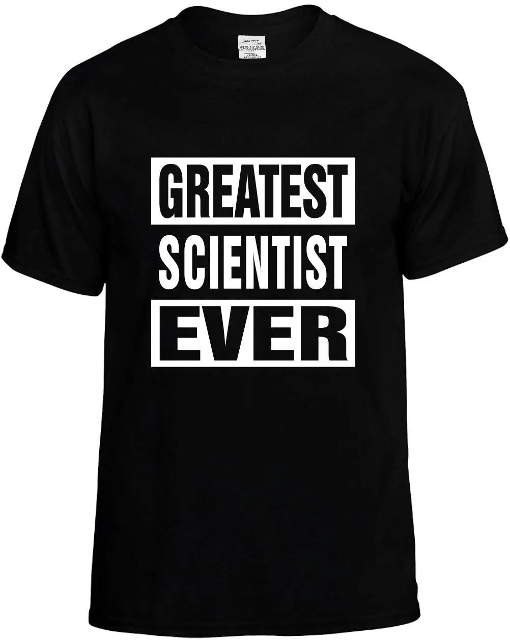 Greatest Scientist Ever Unisex T-Shirt Novelty Graphic Tee Shirt