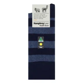 Humphrey Law Merino Alpaca Blend Health Socks Navy