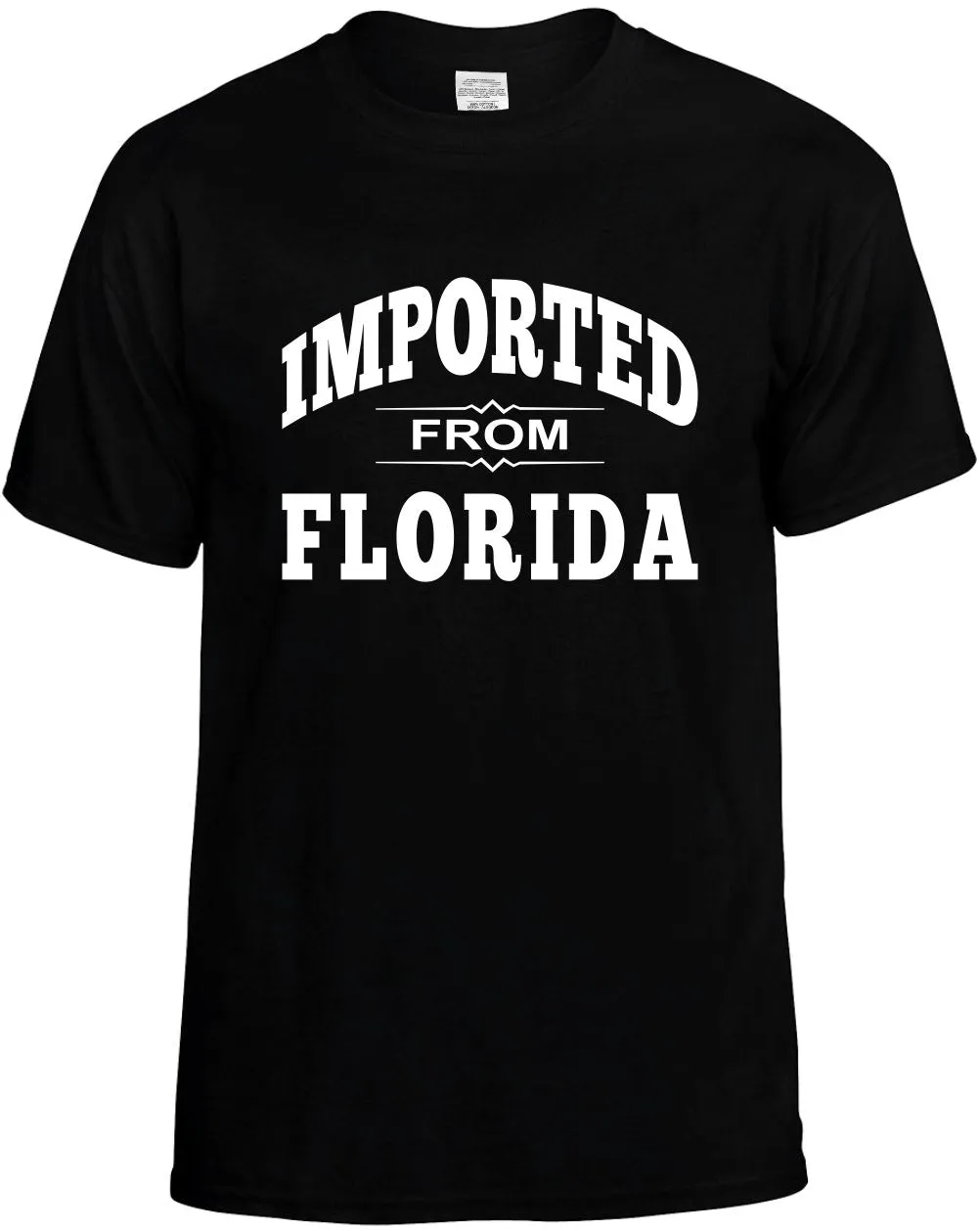 Imported from Florida Unisex T-Shirt Novelty Graphic Tee Shirt