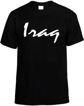 Iraq Unisex T-Shirt Novelty Graphic Tee Shirt