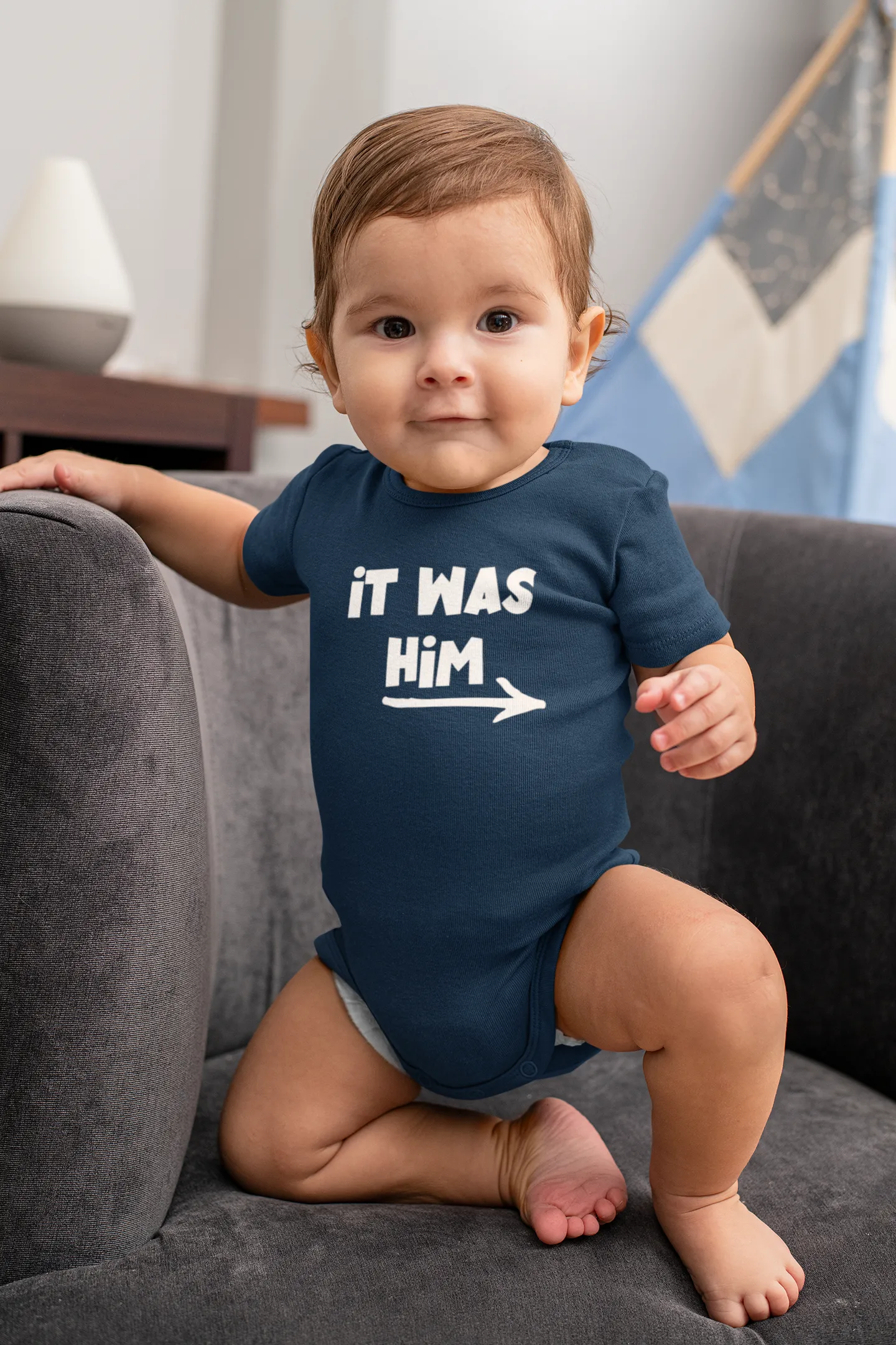 IT WAS HIM! Matching T-Shirt and Baby Onesie Set