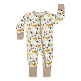 Jungle Friends Footie Pajama 3-6M
