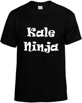 Kale Ninja Humorous Cool Unisex T-Shirt Novelty Graphic Tee Shirt