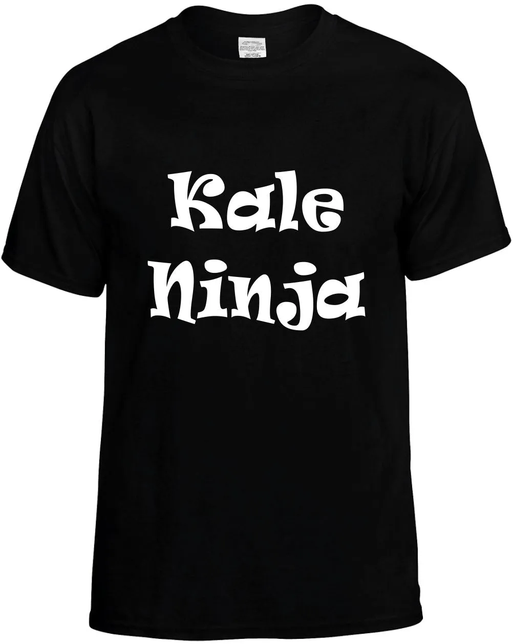 Kale Ninja Humorous Cool Unisex T-Shirt Novelty Graphic Tee Shirt