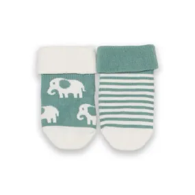 Kite 2 Pack Baby Socks 3653-Buh Ele And Me