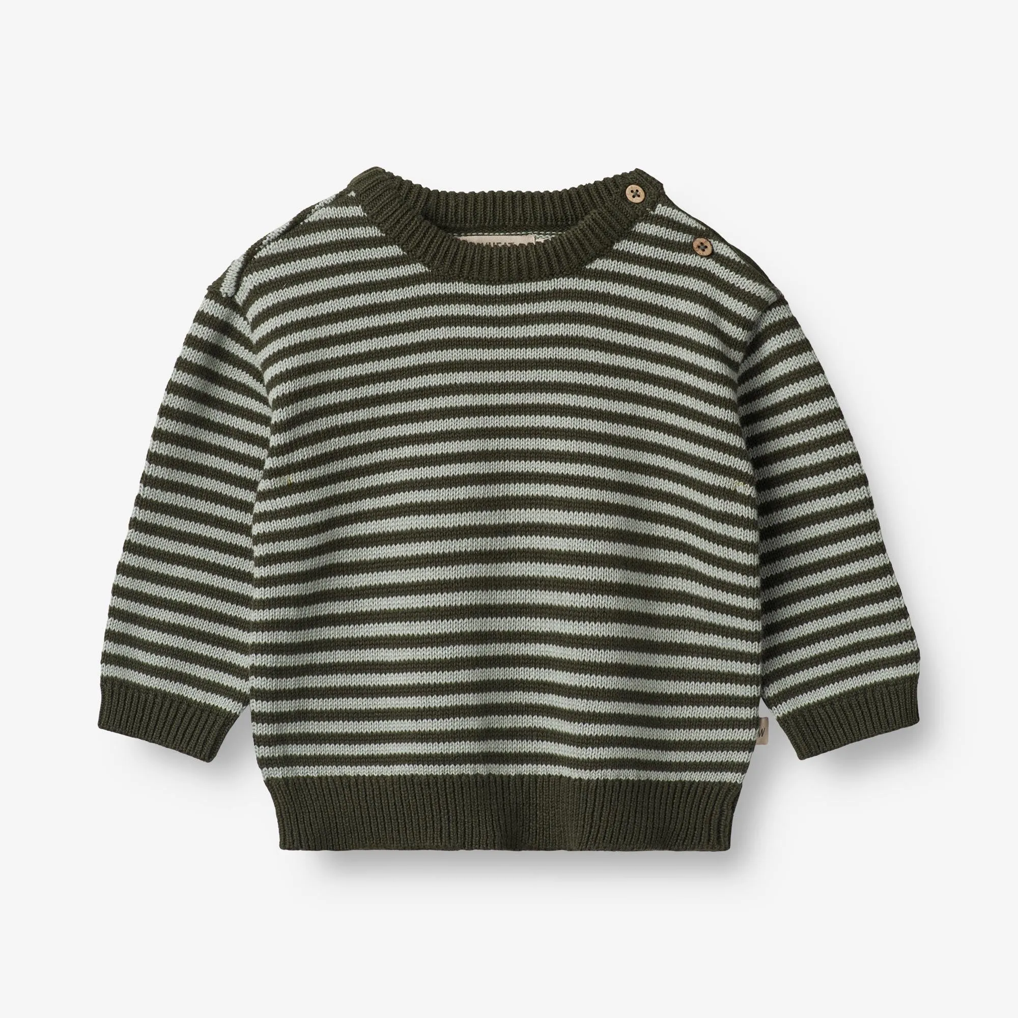 Knit Pullover Morgan | Baby - forest night stripe