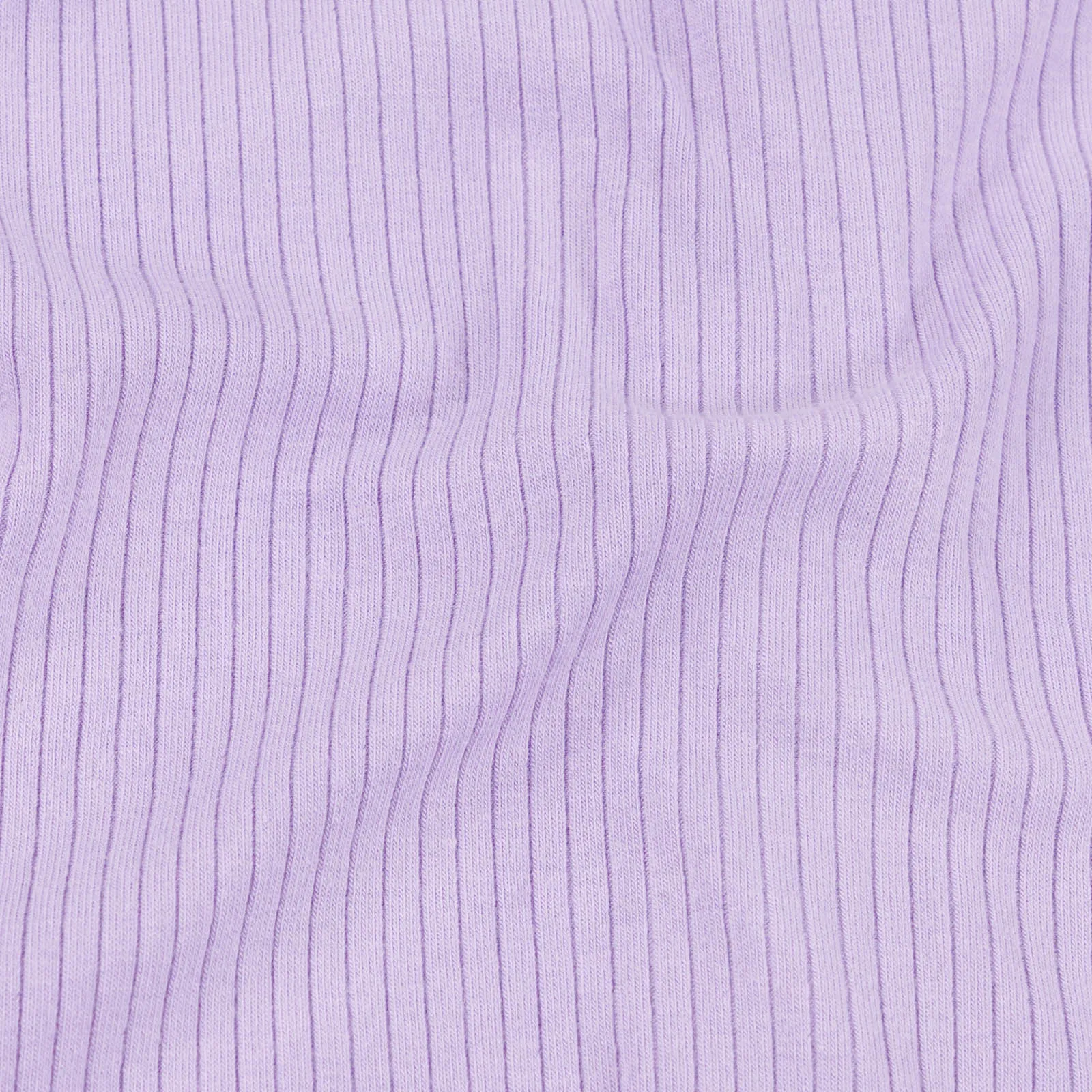 Lilac Ribbed Clever Zip Footed Baby Pajamas