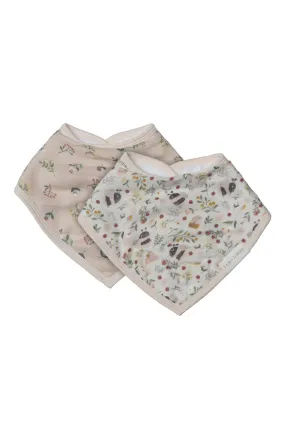 Luxe Muslin Bandana Bib Set - Bumble Bees