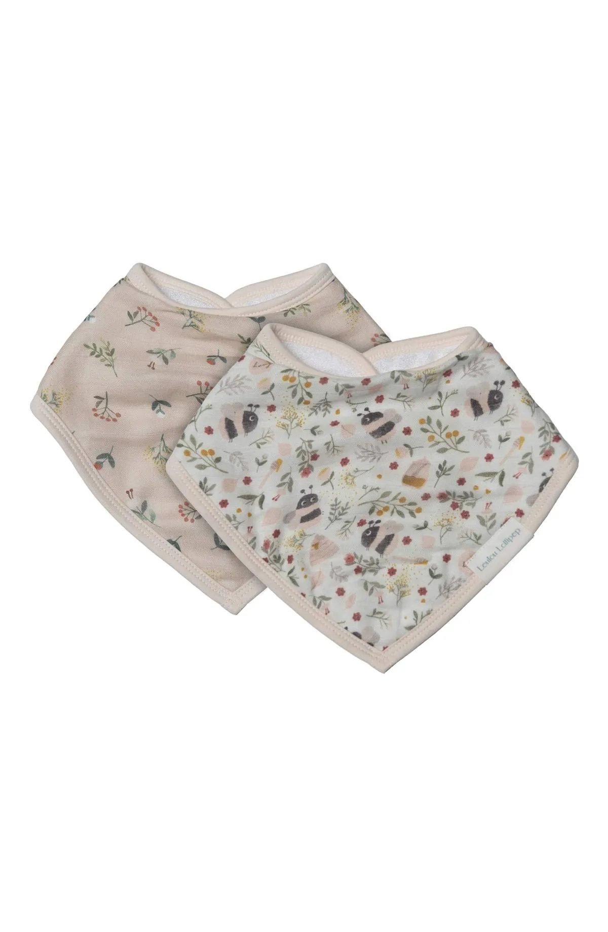 Luxe Muslin Bandana Bib Set - Bumble Bees