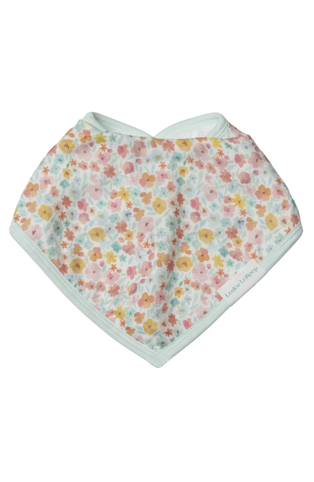 Luxe Muslin Bandana Bib Set - Peaches