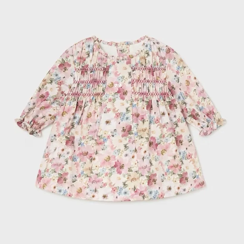 Mayoral Baby Girls Floral Dress 2882