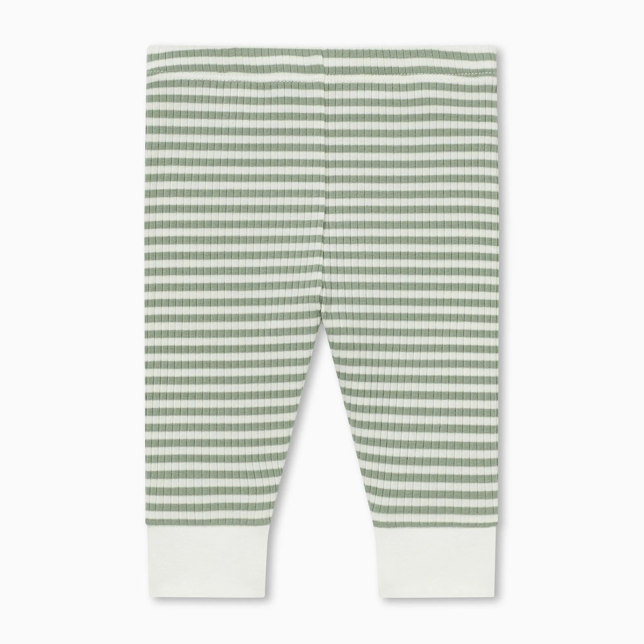 Mini Striped Ribbed Pajama Set