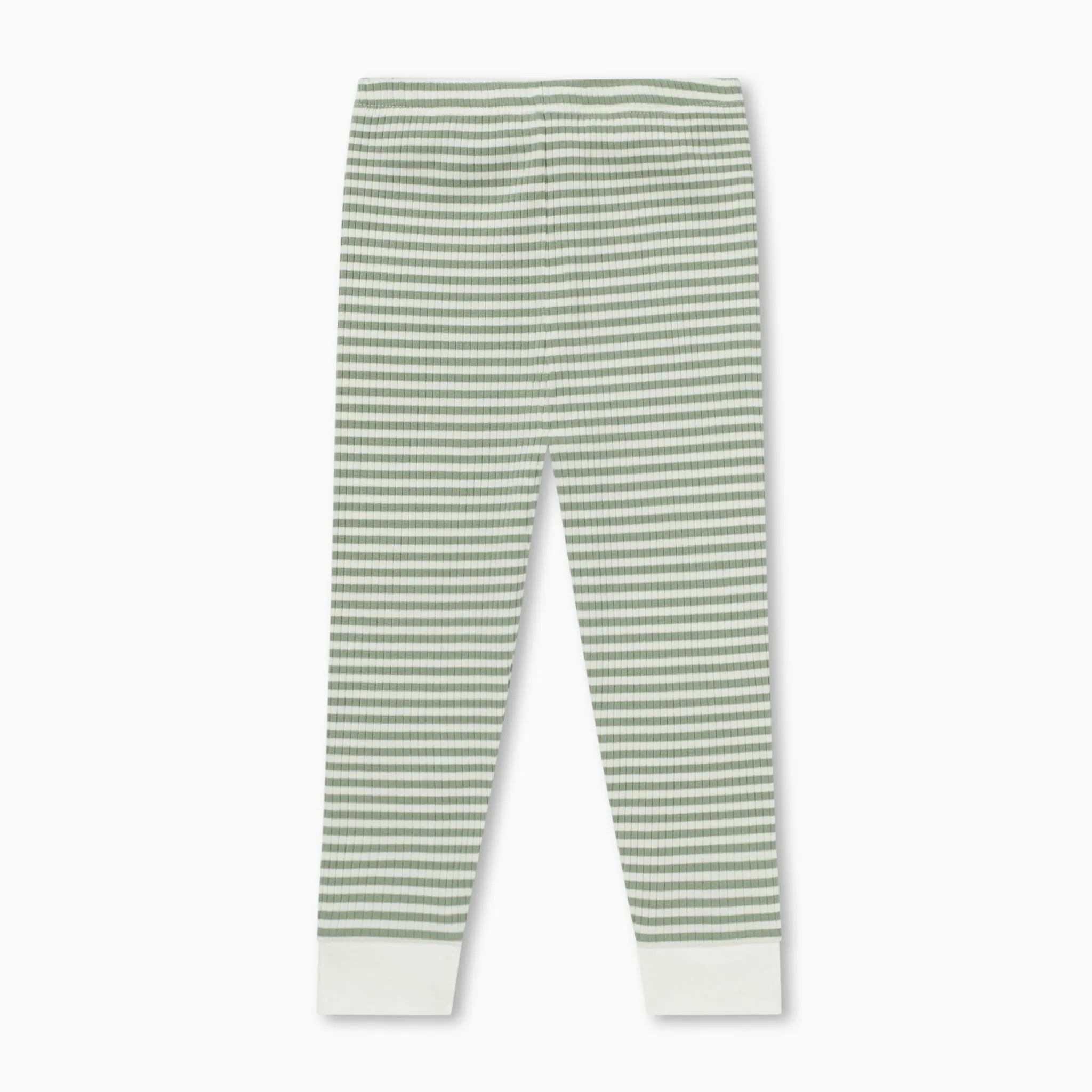 Mini Striped Ribbed Pajama Set