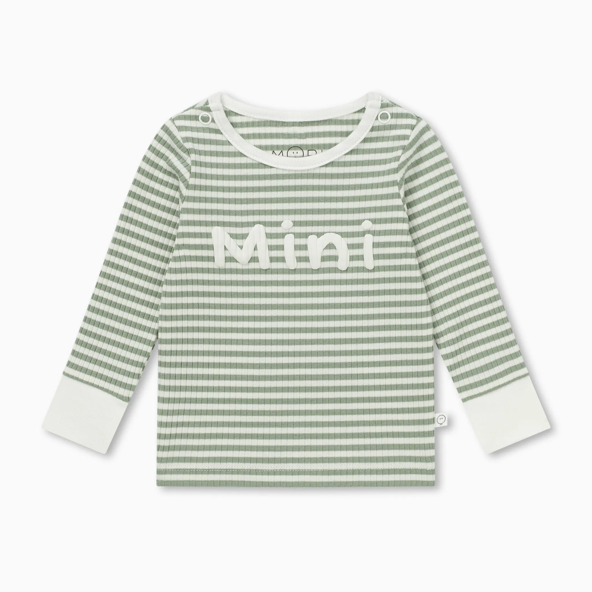 Mini Striped Ribbed Pajama Set