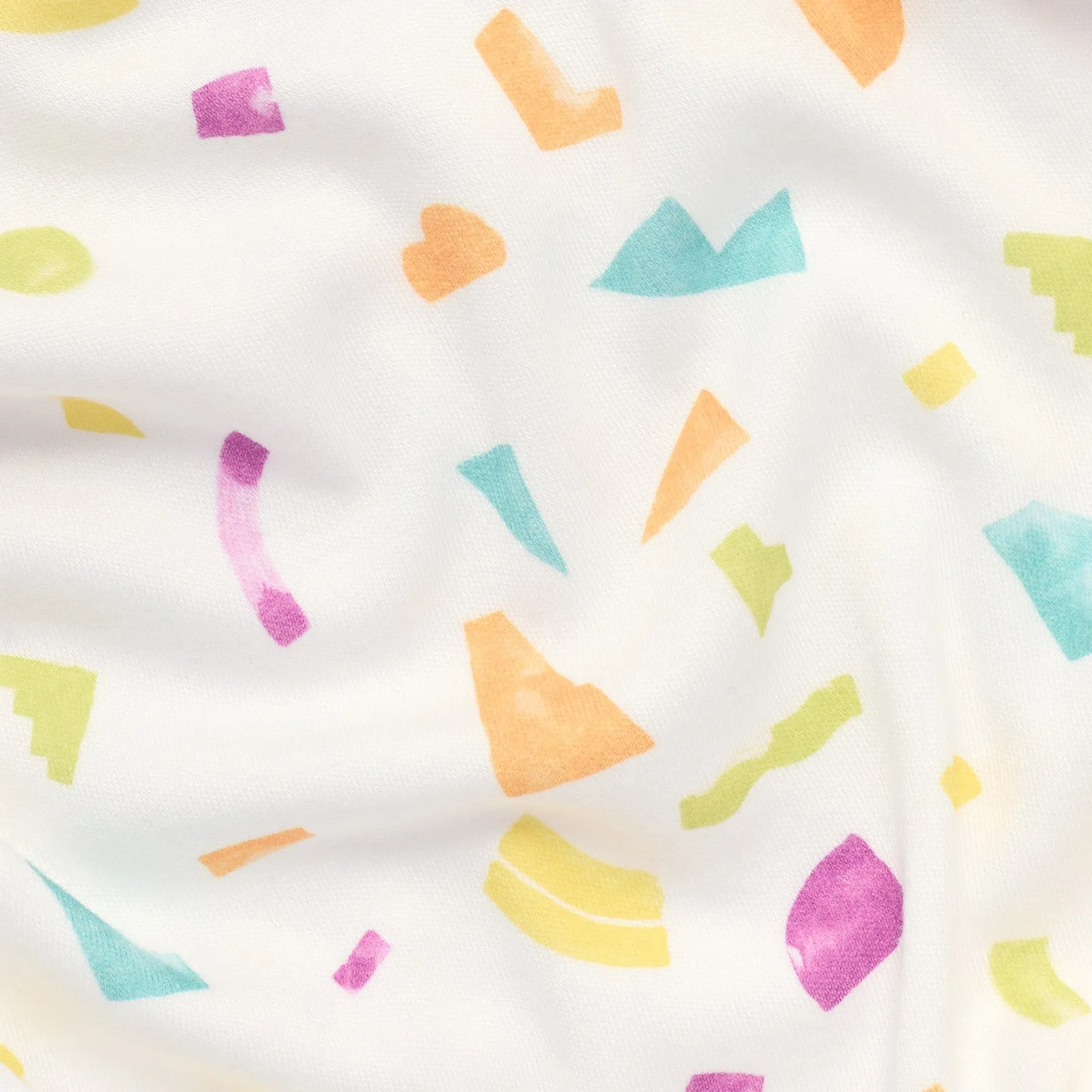MORI x Lovevery Shapes Clever Zip Baby Pajamas