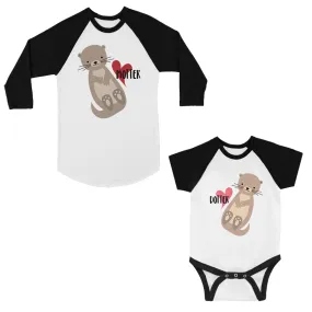 Motter Dotter Mom and Baby Matching Baseball Jerseys New Mom Gifts