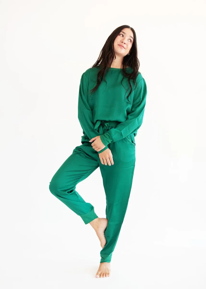 Must be Satin Pajamas - Green