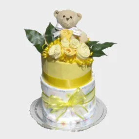 Neutral Baby Snuggles Nappy Cake