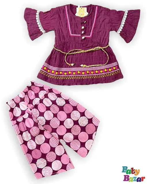 New Baby Girl Dress Design 2024 In Beautiful Colour