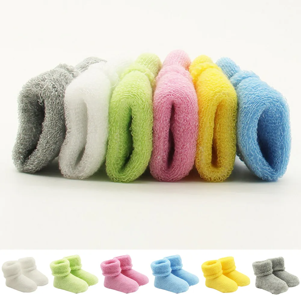 Newborn Baby Boy Girl Infant Toddler Learning Walk Comfortable Winter Socks