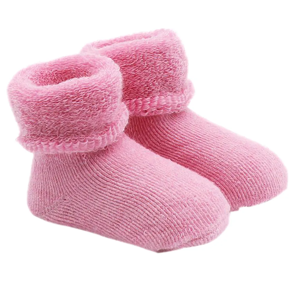 Newborn Baby Boy Girl Infant Toddler Learning Walk Comfortable Winter Socks