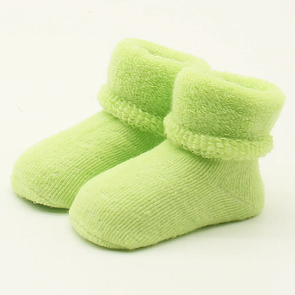 Newborn Baby Boy Girl Infant Toddler Learning Walk Comfortable Winter Socks