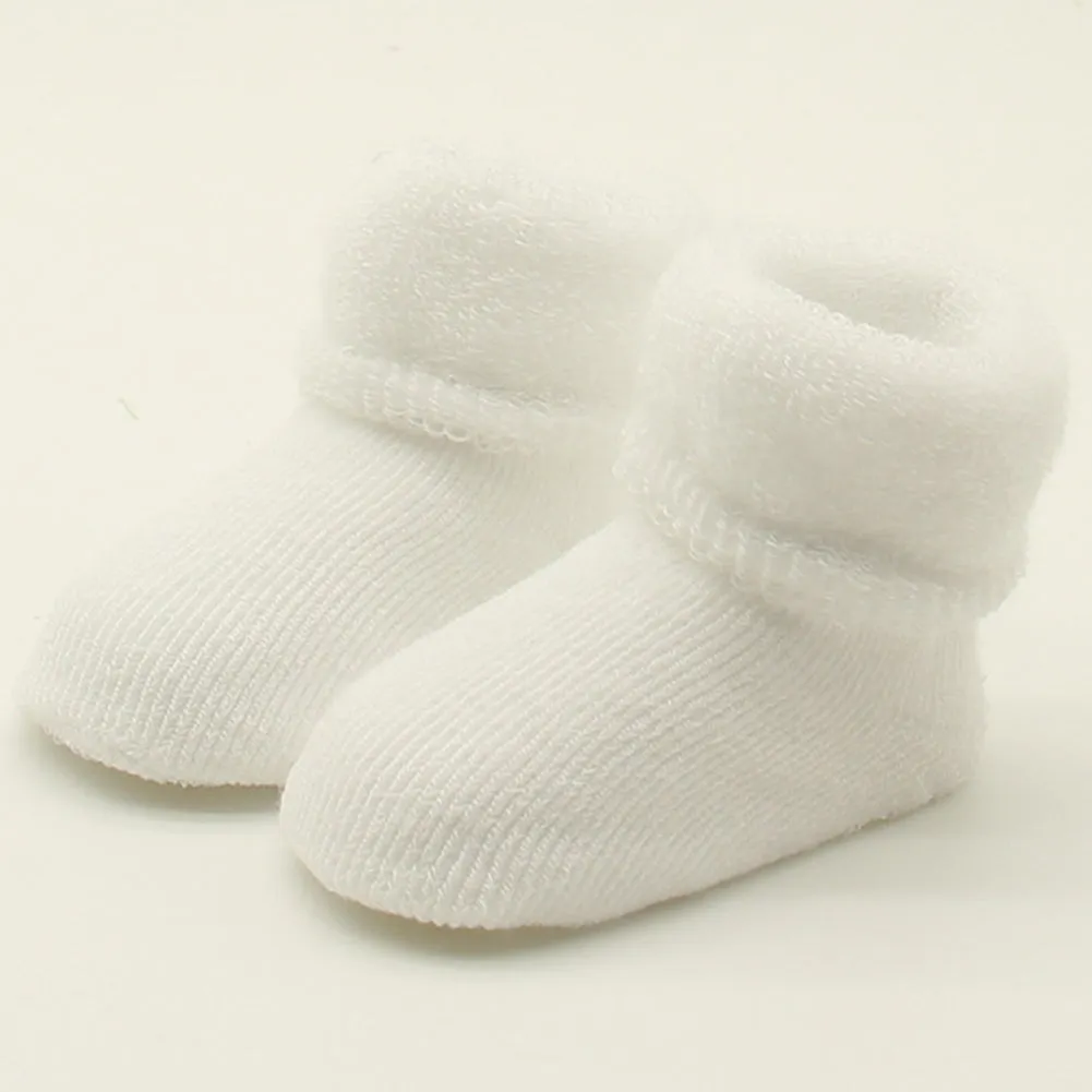Newborn Baby Boy Girl Infant Toddler Learning Walk Comfortable Winter Socks