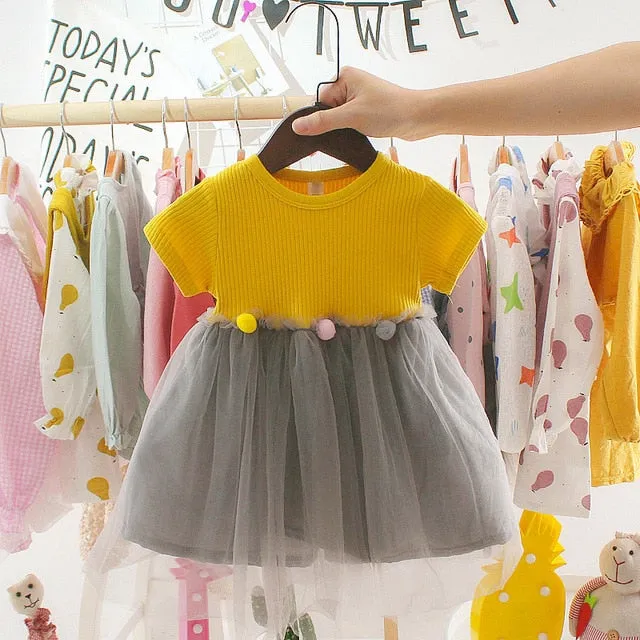 Newborn Baby Girl Dress for Girl 1 Year Birthday Dress New Fashion Cute Princess Baby Dress Infant Clothing Toddler Dresses